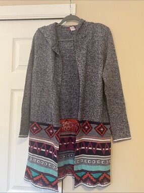 Pinklicious Hooded Cardigan Sweater